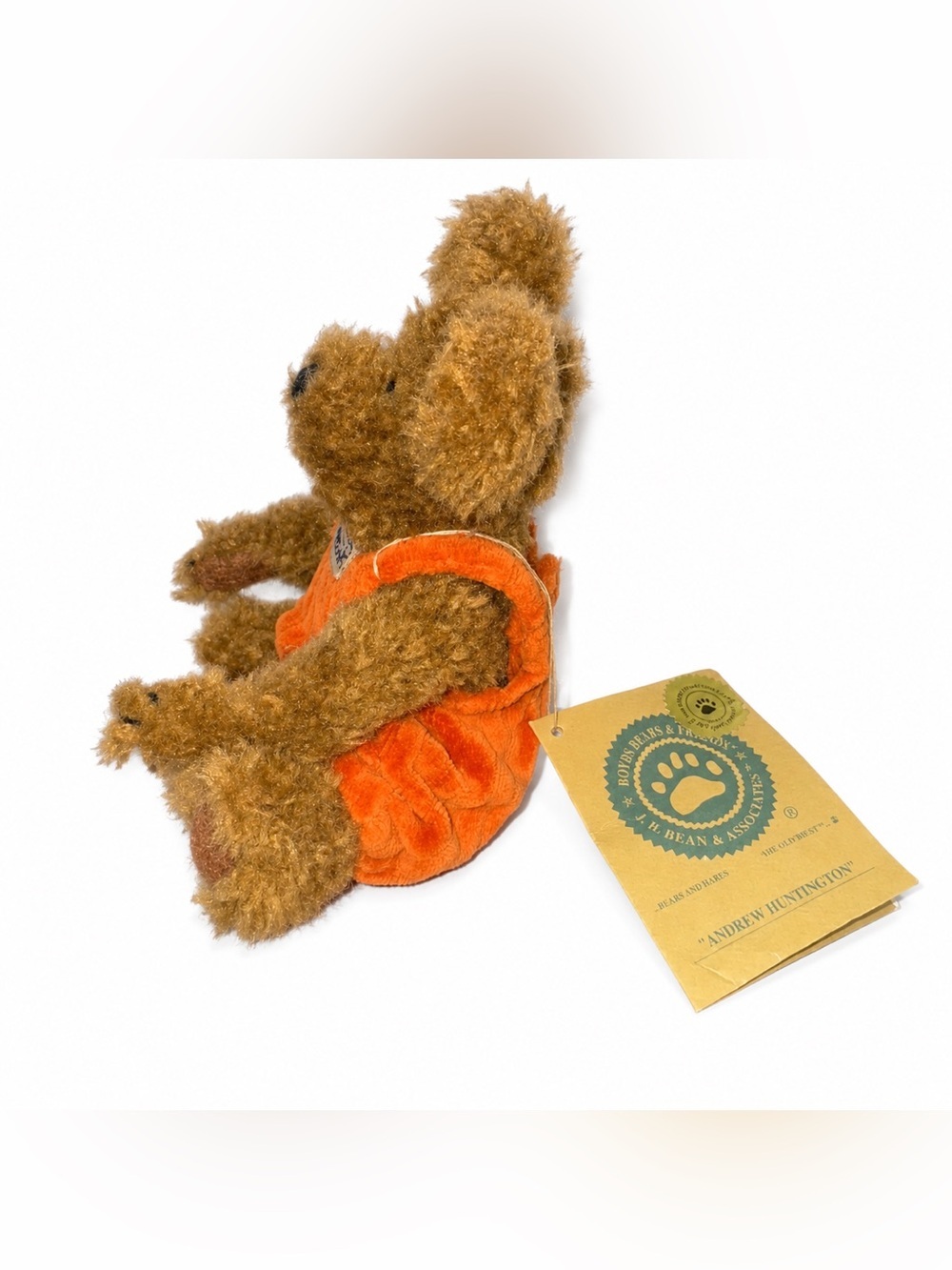 Boyd’s Bear Andrew Huntington 20th Anniversary 6” Archive JB Bean Orange 918053 - Picture 3 of 7